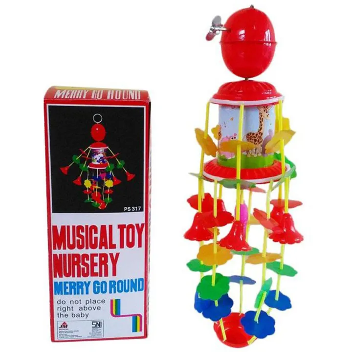 Musical Toy Nursery Merry Go Round - Image 3