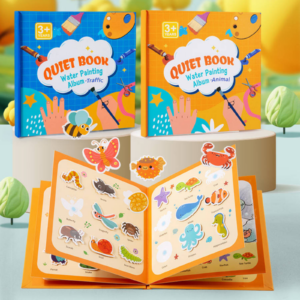 Quiet Book Water Painting Album Creativity Diy Transport ( Blue)