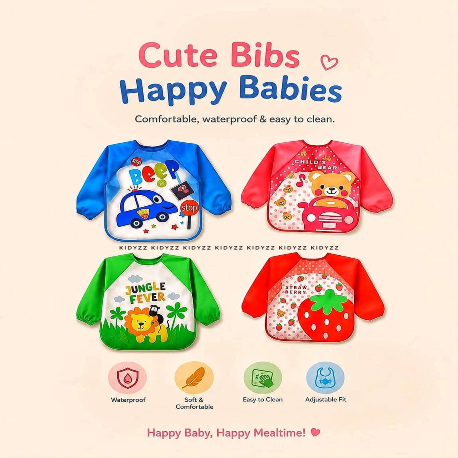 Silicon Bib ( ফুল হাতা)