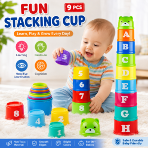 Fun Stacking Cup Toys (9 PCS)