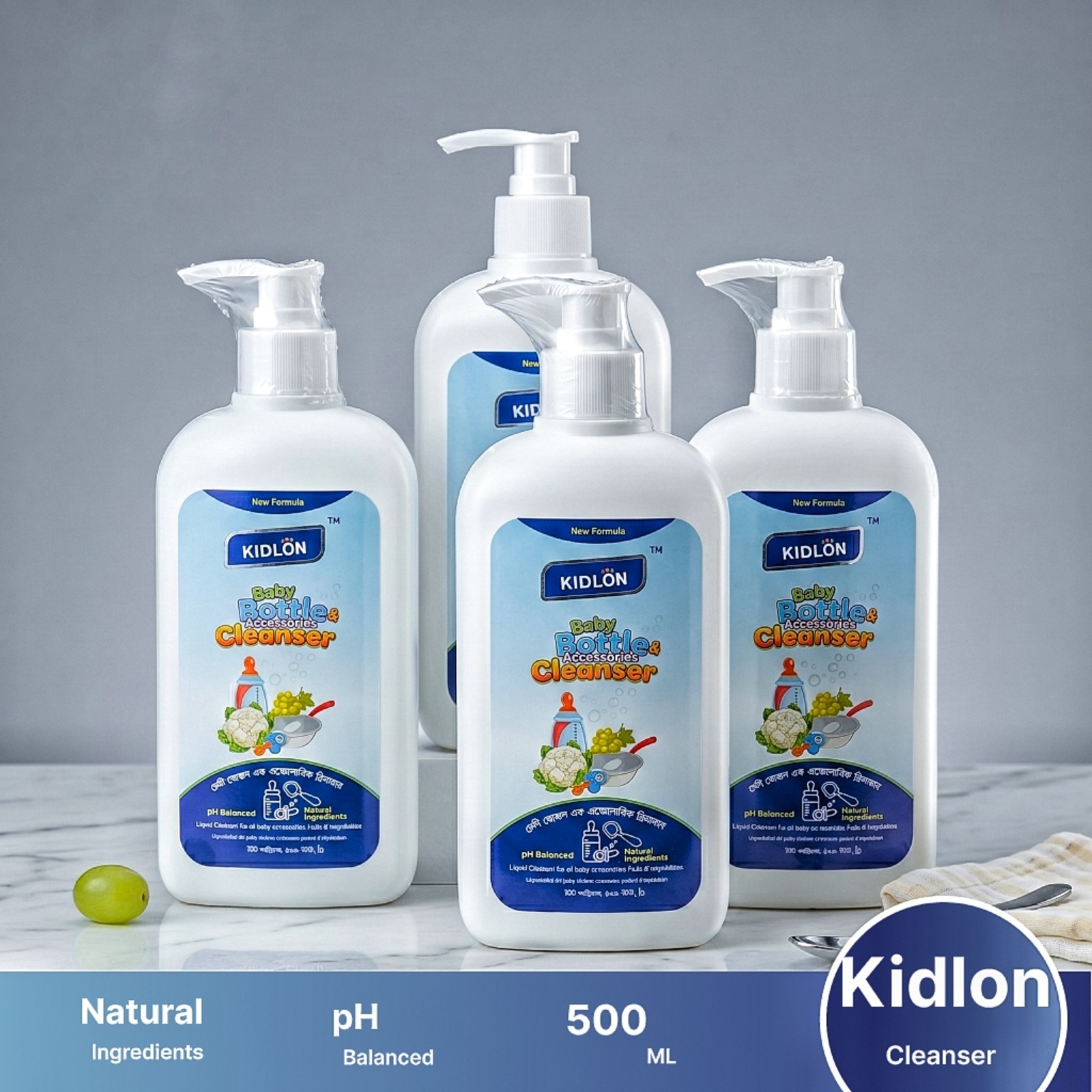 Kidlon Baby Bottle and Accessories Cleanser 500ml