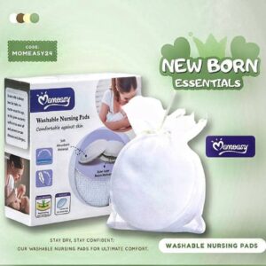 Momeasy Washable Breast Pad Nursing Pad - 6Pcs