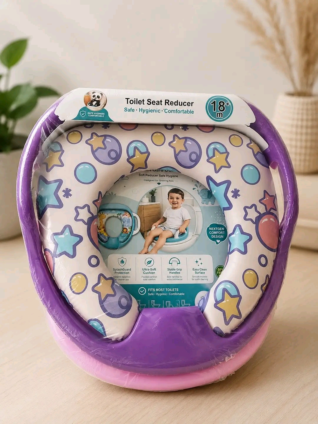 Soft Washable Trainer Seat Toilet Safety and Hygiene Training for Babies - Image 3