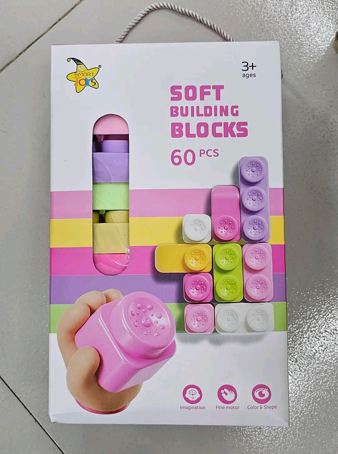 Soft Building Block Puzzle - 60 Pcs - Image 4