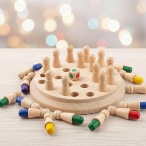 Wooden Memory Match Stick Chess Game