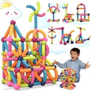64 Pcs Premium Magnetic Stick STEM Toy