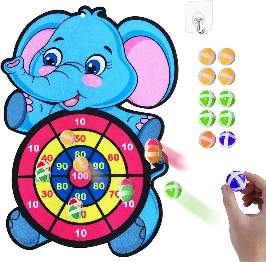 Elephant Dart Board Target Sports Game Toys - Image 8