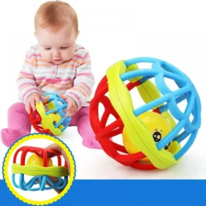 Silicone Ball Rattle (1Pc)