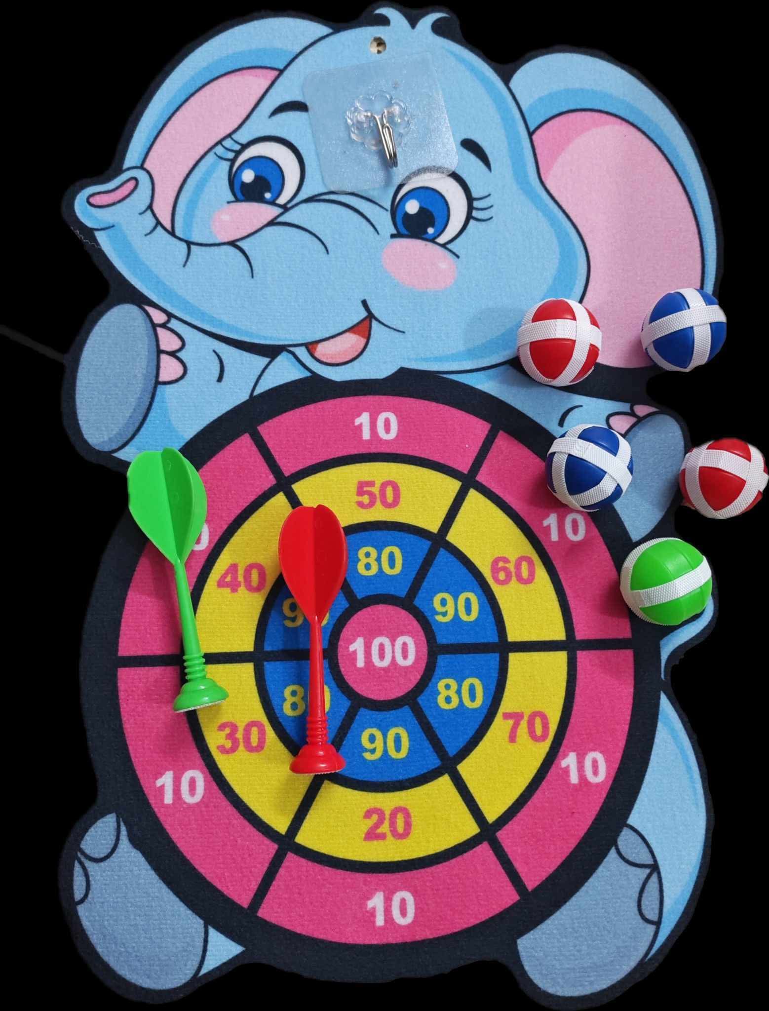 Elephant Dart Board Target Sports Game Toys - Image 3