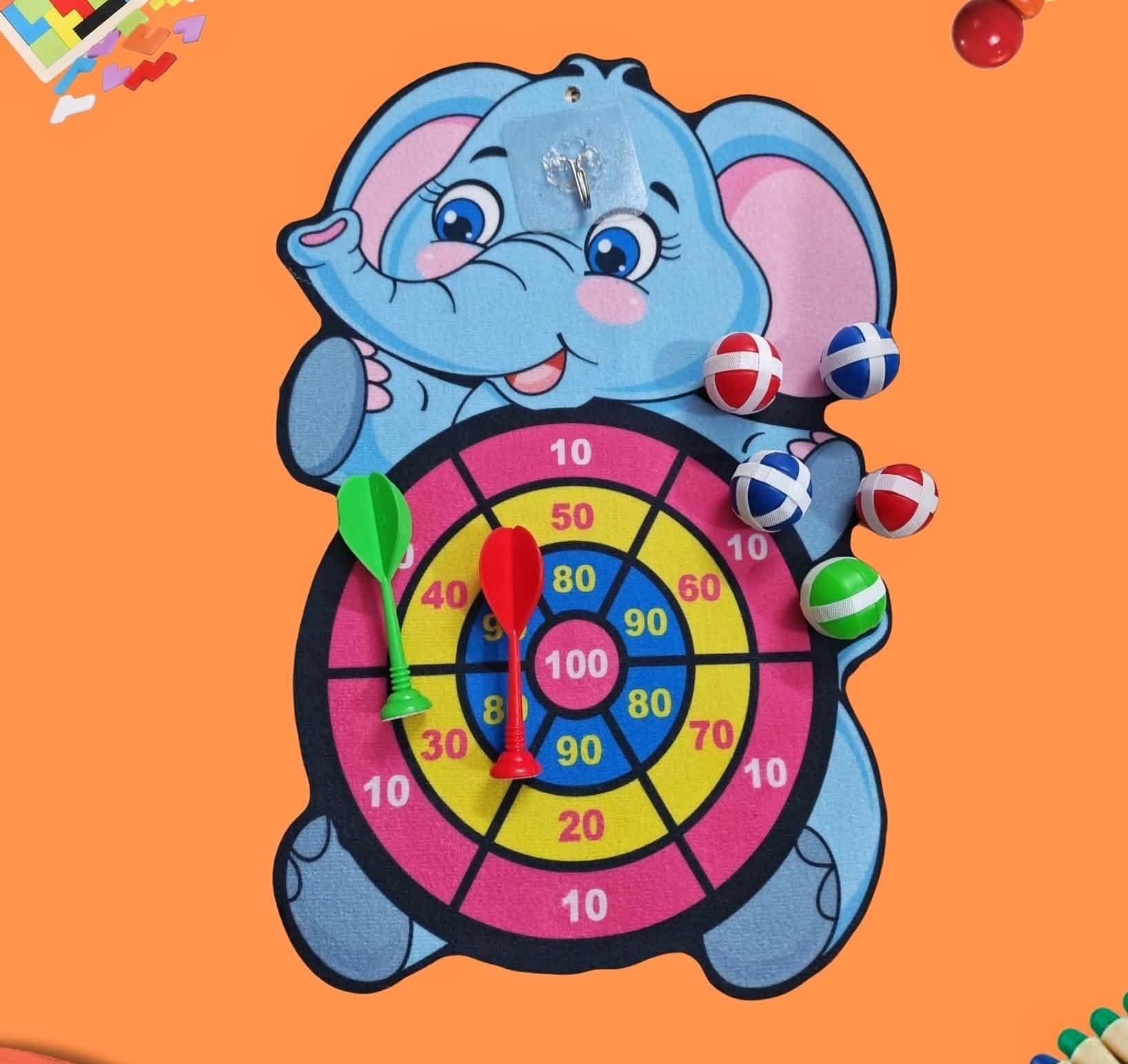 Elephant Dart Board Target Sports Game Toys - Image 2