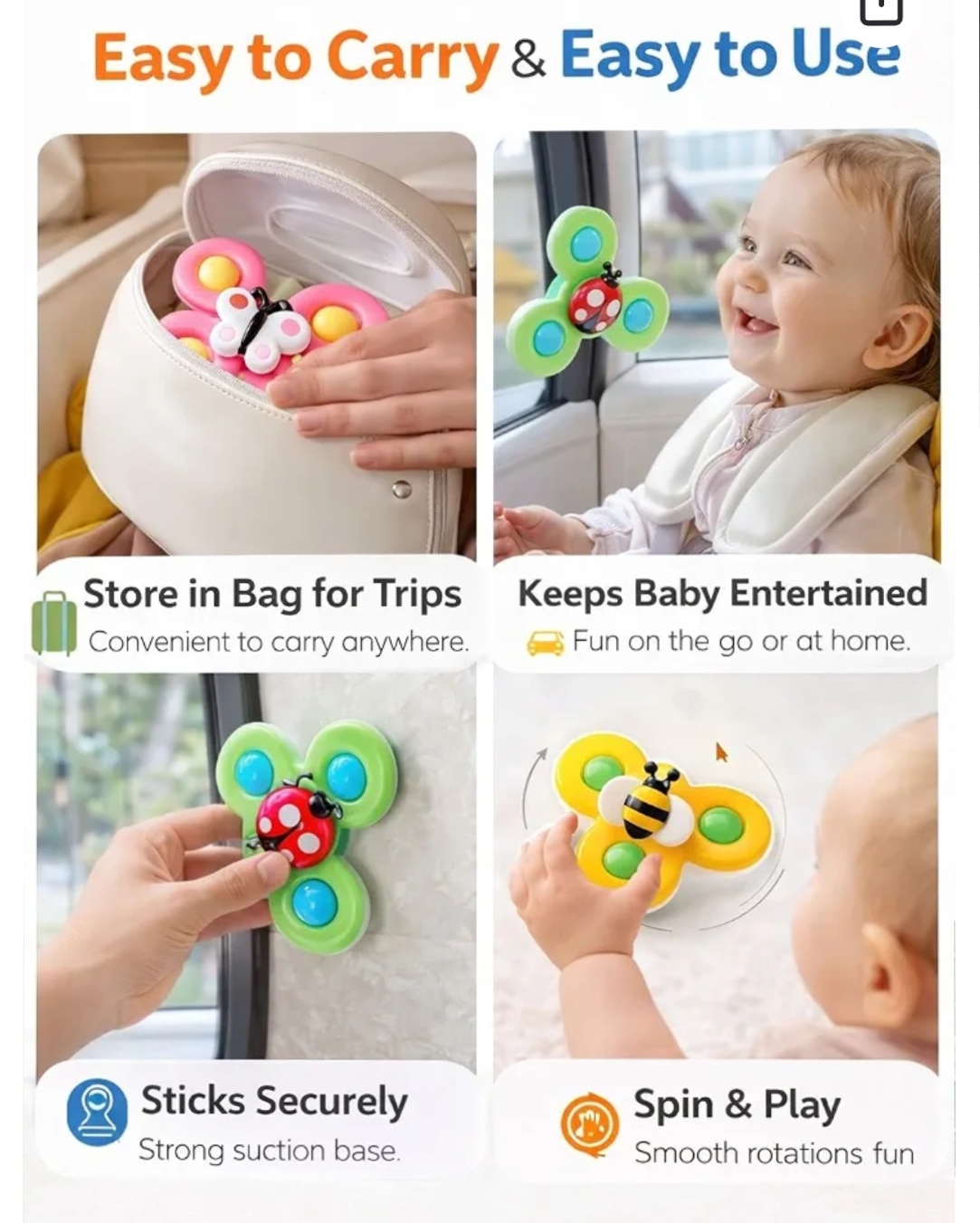 Spinner Suction Toy (3 Pcs) - Image 7