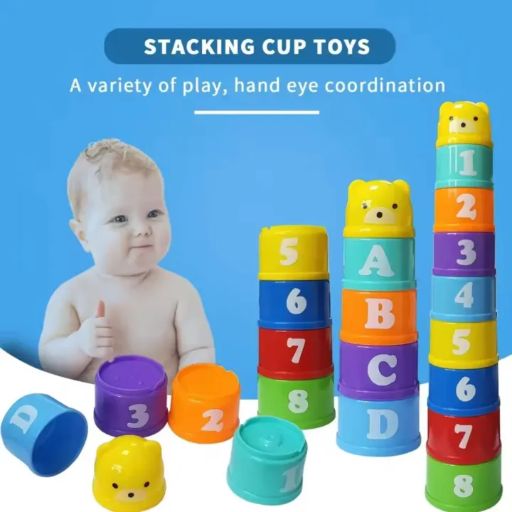 Fun Stacking Cup Toys (9 PCS) - Image 5