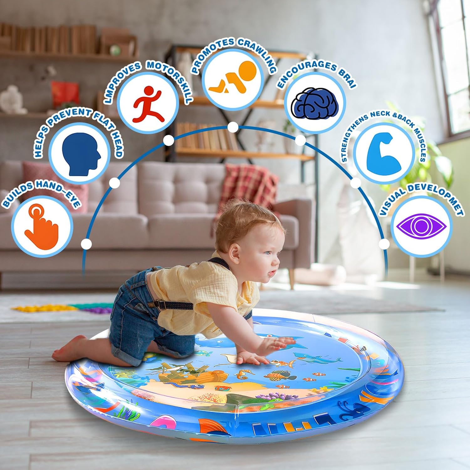 Water Play Mat (Large & Round)