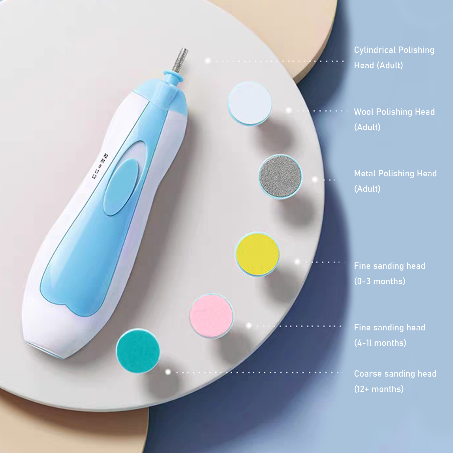 Baby Electric Nail Trimmer Set - Image 3