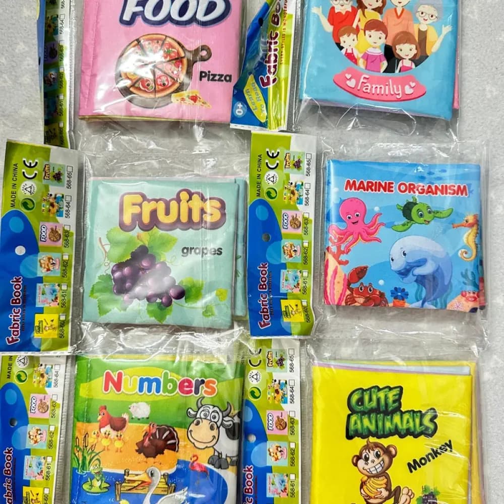 Washable Cloth Book (6 Pcs) | ওয়াশেবল ক্লথবুক - Image 9
