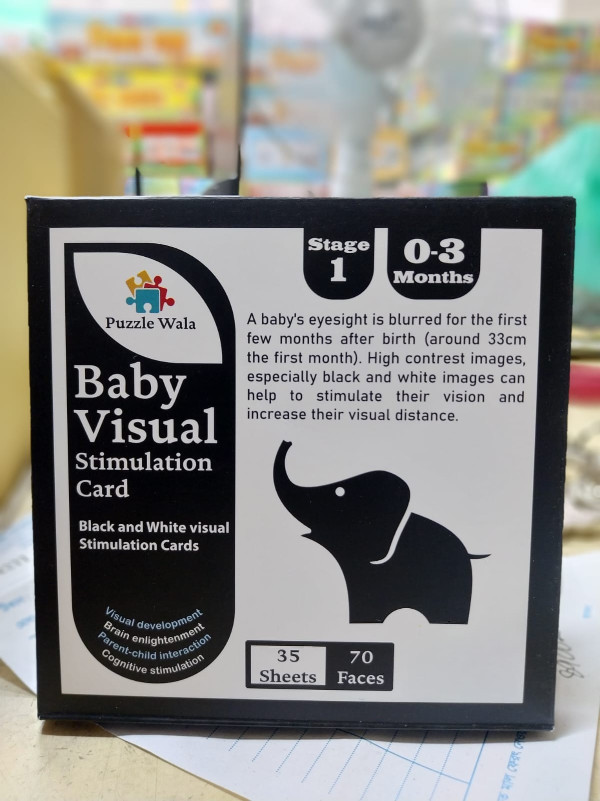 Baby Visual Stimulation Cards (Stage 1-4) - Image 3