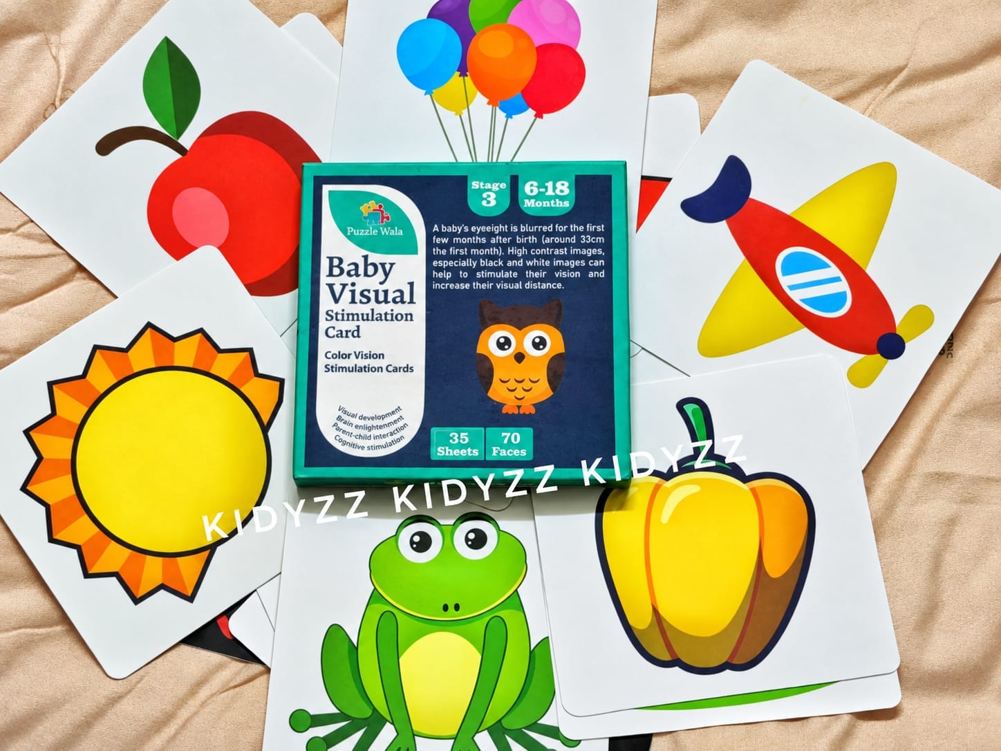 Baby Visual Stimulation Cards (Stage 1-4) - Image 4