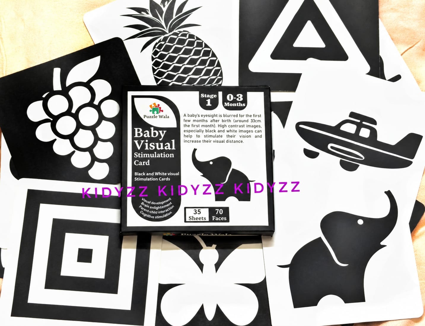Baby Visual Stimulation Cards (Stage 1-4) - Image 2