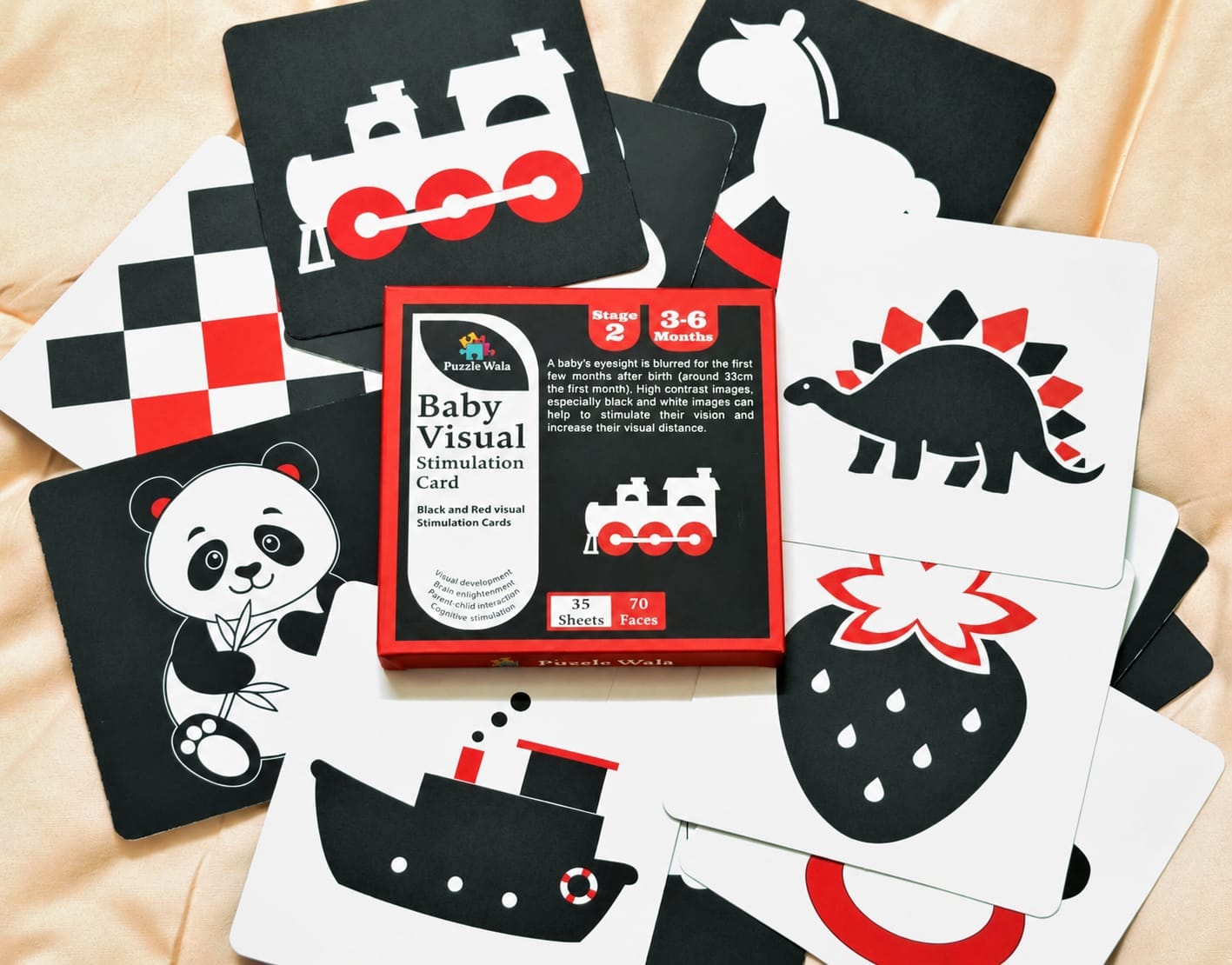 Baby Visual Stimulation Cards (Stage 1-4) - Image 6