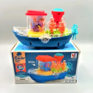Transparent Gear Land Ship Toy