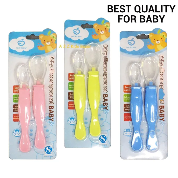 Soft Silicone Feeding Spoon (2pcs) - Image 3