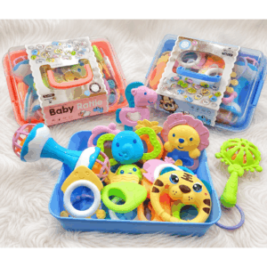 18pcs Box Rattle & Teether Set