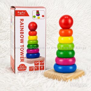 Wooden Rainbow Tower (Small)