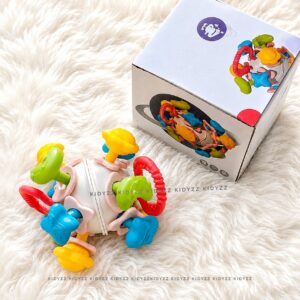 Soft Silicone Hand Grab Rattle & teether