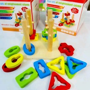 Geomatric four colum set