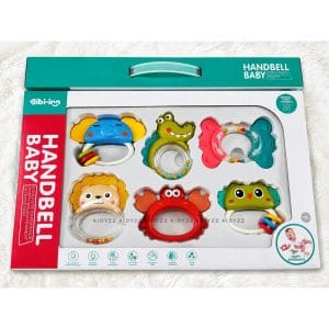 Handbell Baby Rattles Set 6 pcs